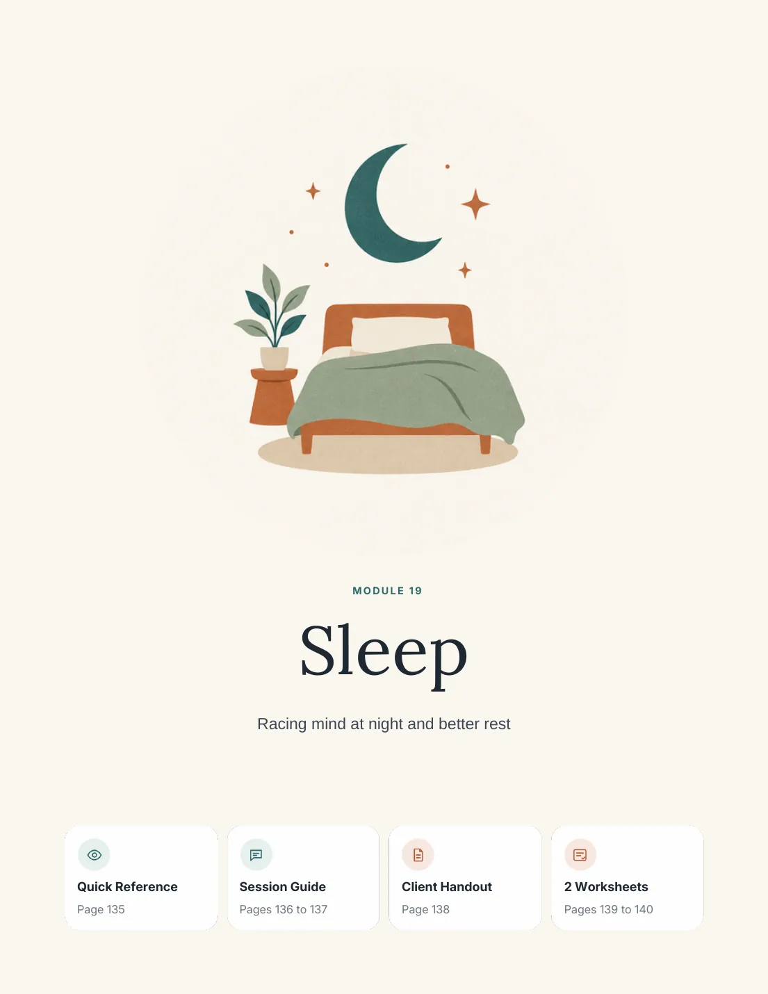 Sleep module opener